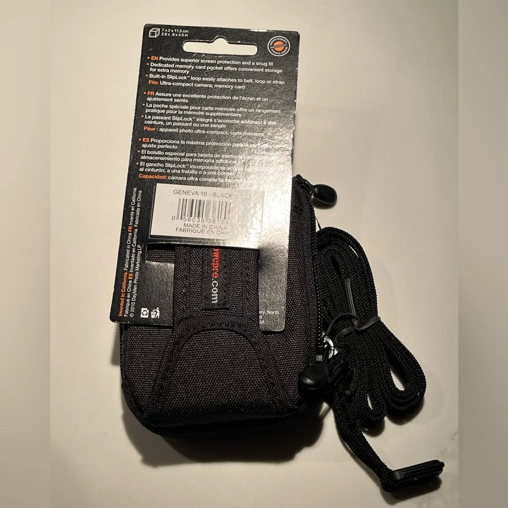 NWT Lowepro Black Camera Case- Geneva 10